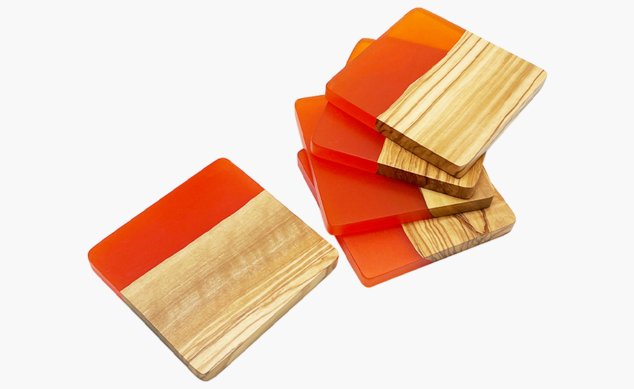 Resin Wood Coaster