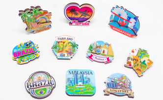 Wooden Epoxy Fridge Magnet